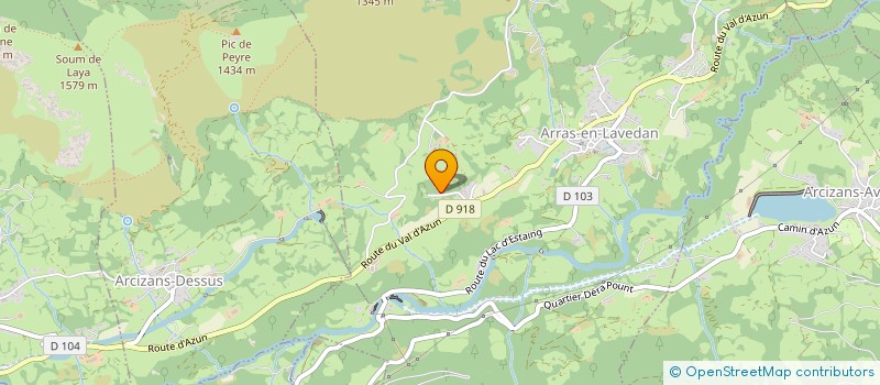 localisation de l'entreprise MADAME MARILYN JAUSSANT  ARRAS EN LAVEDAN