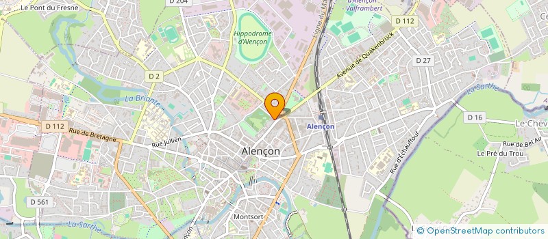 localisation de l'entreprise MADAME MARILYN LANCELIN à ALENCON