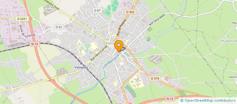 localisation de l'entreprise MADAME MARILYN LEGER  VALOGNES