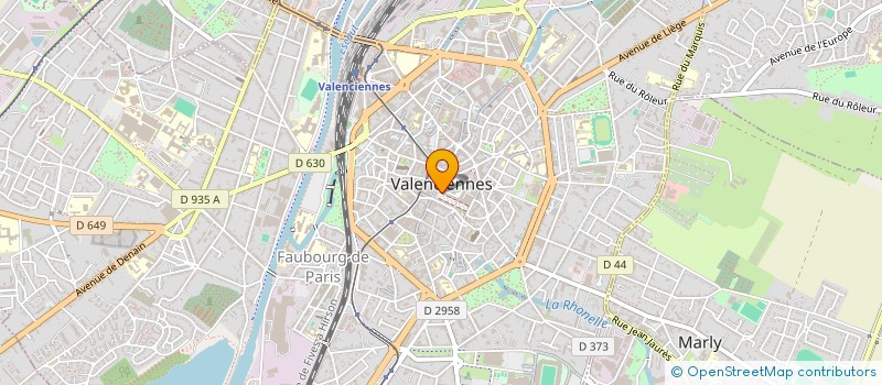 localisation de l'entreprise MADAME MARILYN LEJEUNE à VALENCIENNES