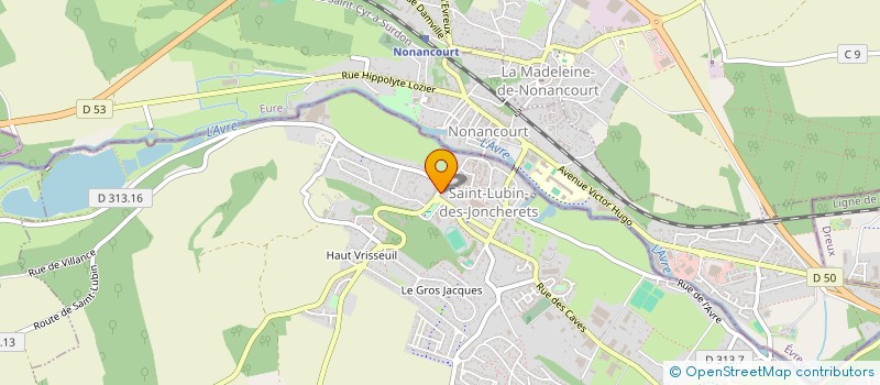 localisation de l'entreprise MADAME MARILYN LESIMPLE à SAINT-LUBIN-DES-JONCHERETS
