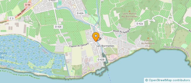 localisation de l'entreprise MADAME MARILYN MARQUIS  LA LONDE-LES-MAURES