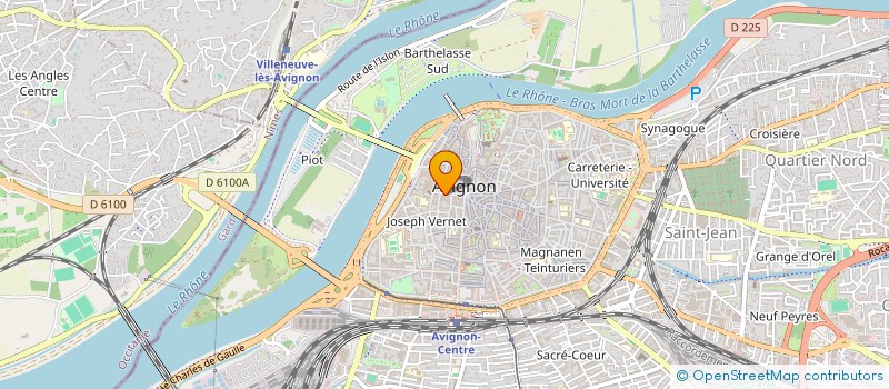 localisation de l'entreprise MADAME MARILYN MESROPIAN  AVIGNON