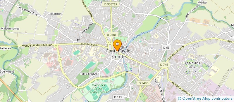 localisation de l'entreprise MADAME MARILYN MULDER  FONTENAY-LE-COMTE