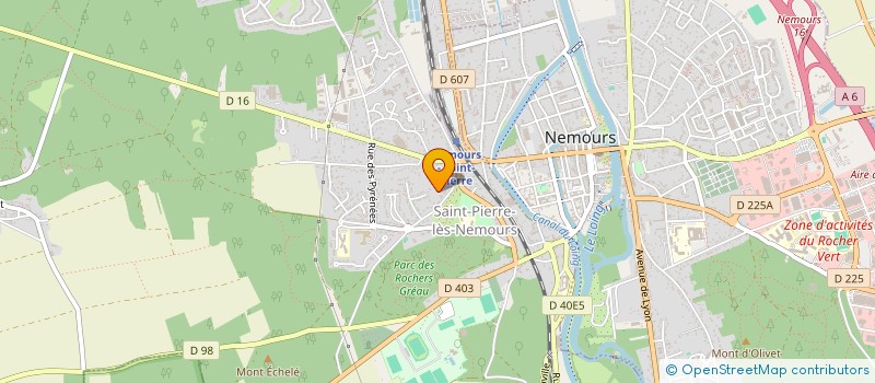 localisation de l'entreprise MADAME MARILYN QUILLE  SAINT-PIERRE-LES-NEMOURS