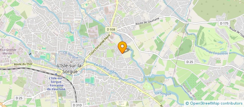 localisation de l'entreprise MADAME MARILYN TURIEGANO à L'ISLE-SUR-LA-SORGUE