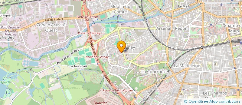 localisation de l'entreprise MADAME MARILYN VALSAINE  RENNES