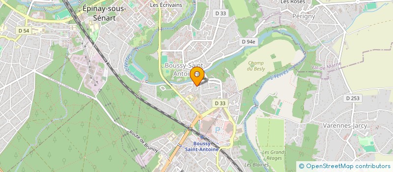 localisation de l'entreprise MADAME MARILYN VIGNERON  BOUSSY-SAINT-ANTOINE