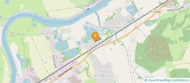 localisation de l'entreprise MADAME MARILYN VILLI  BASSE-HAM