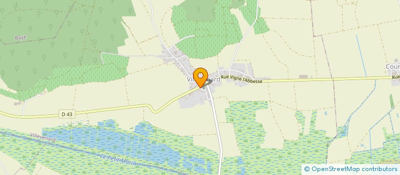 localisation de l'entreprise MADAME MARILYNE BANDRY  VILLEVENARD