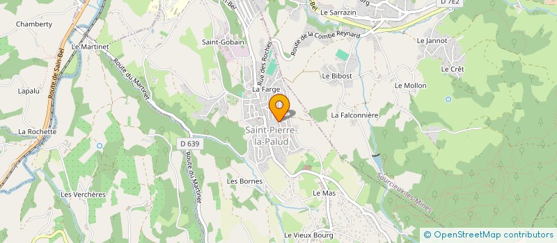 localisation de l'entreprise MADAME MARILYNE BARROT  SAINT-PIERRE-LA-PALUD