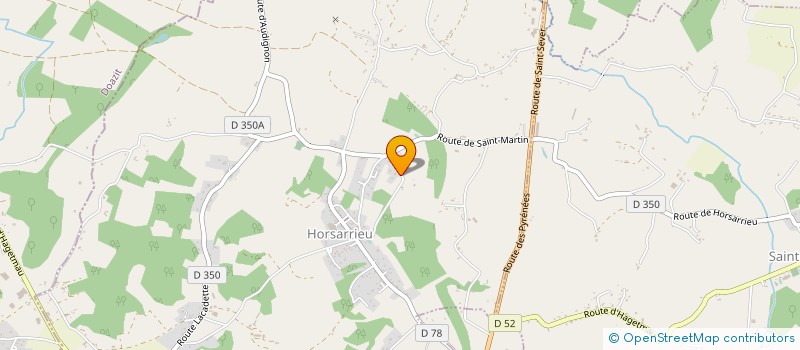 localisation de l'entreprise MADAME MARILYNE BATS  HORSARRIEU