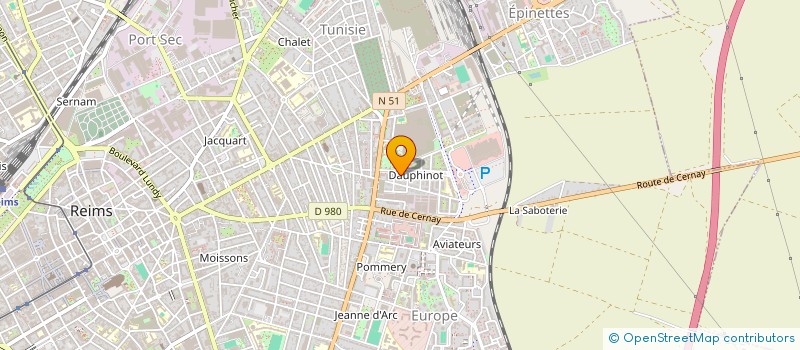 localisation de l'entreprise MADAME MARILYNE BERGER  REIMS