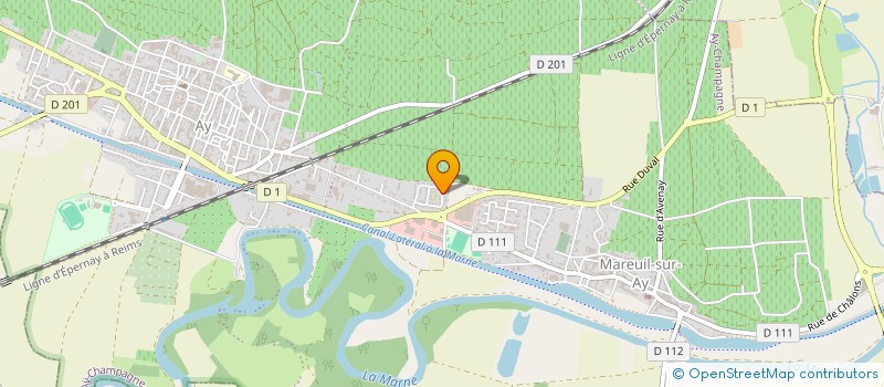 localisation de l'entreprise MADAME MARILYNE BOULARD  AY-CHAMPAGNE