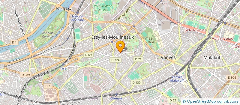 localisation de l'entreprise MADAME MARILYNE BREMENT à ISSY-LES-MOULINEAUX