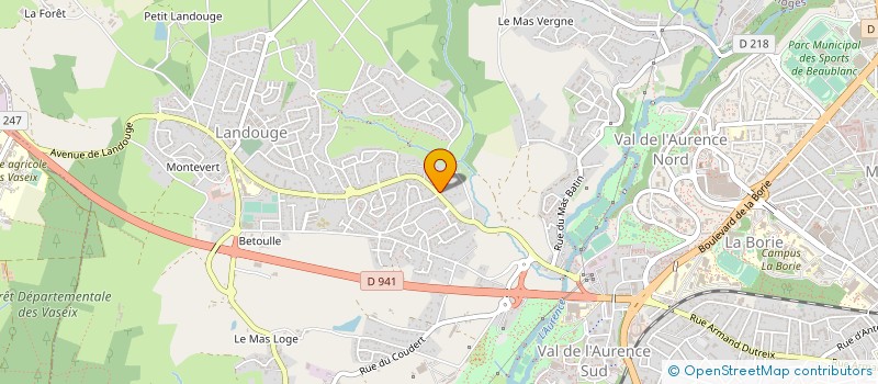 localisation de l'entreprise MADAME MARILYNE BROCHET à LIMOGES
