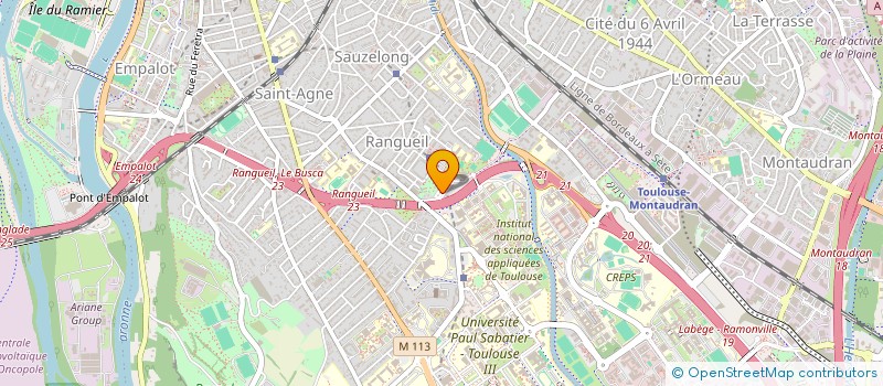 localisation de l'entreprise MADAME MARILYNE BRUN à TOULOUSE