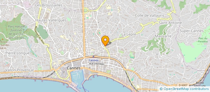 localisation de l'entreprise MADAME MARILYNE CADRO à CANNES