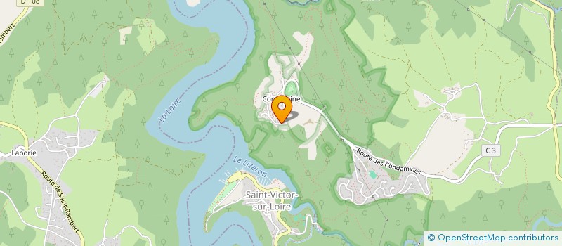 localisation de l'entreprise MADAME MARILYNE CHABANOLES  SAINT-ETIENNE