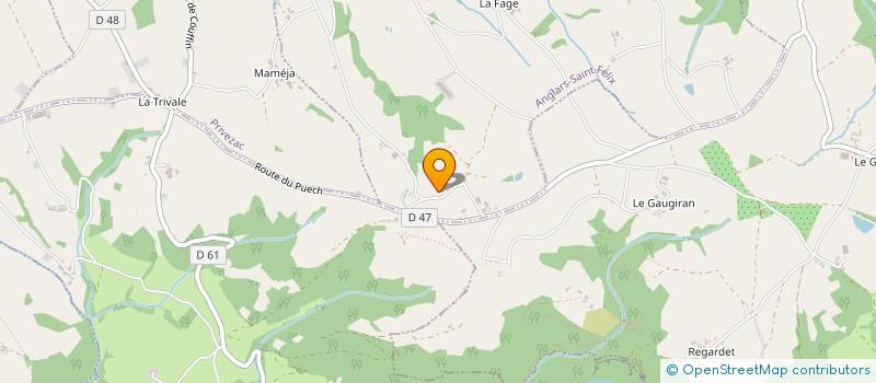 localisation de l'entreprise MADAME MARILYNE COUFFIGNAL  ANGLARS-SAINT-FELIX