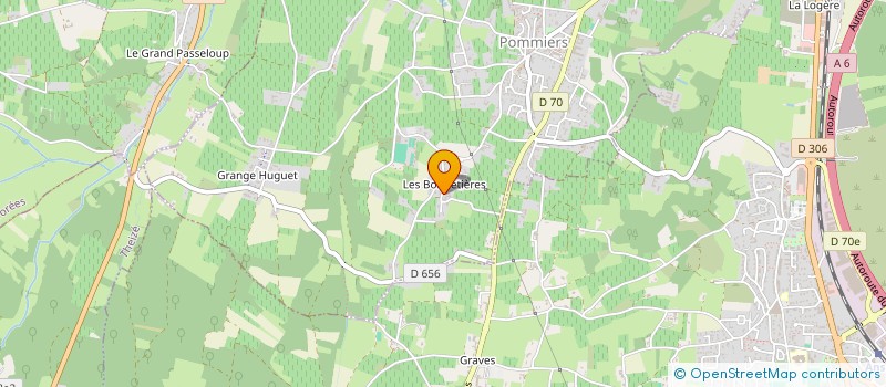 localisation de l'entreprise MADAME MARILYNE DAMET à POMMIERS