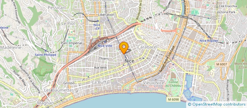 localisation de l'entreprise MADAME MARILYNE DEFERI  NICE