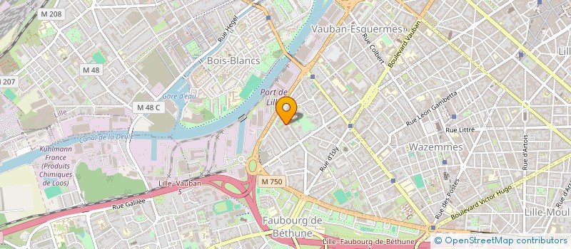 localisation de l'entreprise MADAME MARILYNE DESCAMPS à LILLE