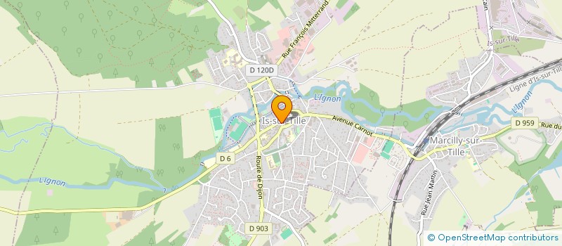 localisation de l'entreprise MADAME MARILYNE FAGETTI à IS-SUR-TILLE