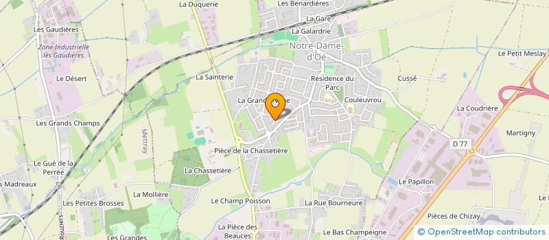 localisation de l'entreprise MADAME MARILYNE FALDYSTA à NOTRE-DAME-D'OE