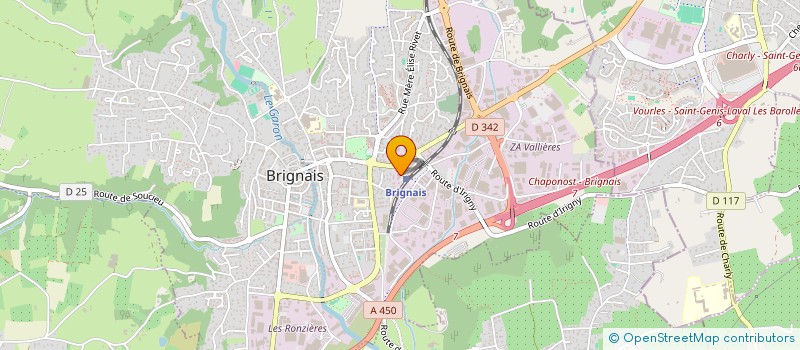 localisation de l'entreprise MADAME MARILYNE FERNANDES  BRIGNAIS