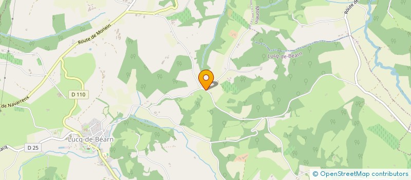 localisation de l'entreprise MADAME MARILYNE FOUBERT  LUCQ-DE-BEARN