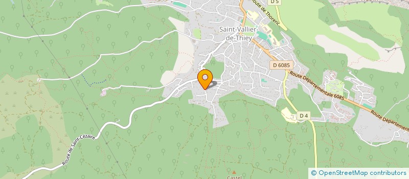 localisation de l'entreprise MADAME MARILYNE GARCIA  SAINT-VALLIER-DE-THIEY