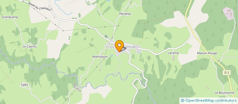 localisation de l'entreprise MADAME MARILYNE GASQUET à CROS-DE-MONTVERT