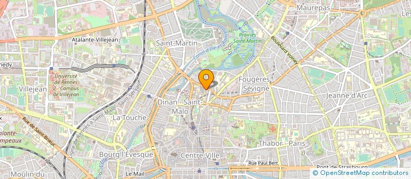 localisation de l'entreprise MADAME MARILYNE GELABERT à RENNES