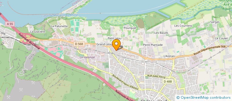 localisation de l'entreprise MADAME MARILYNE GIAIMO  CHATEAUNEUF-LES-MARTIGUES