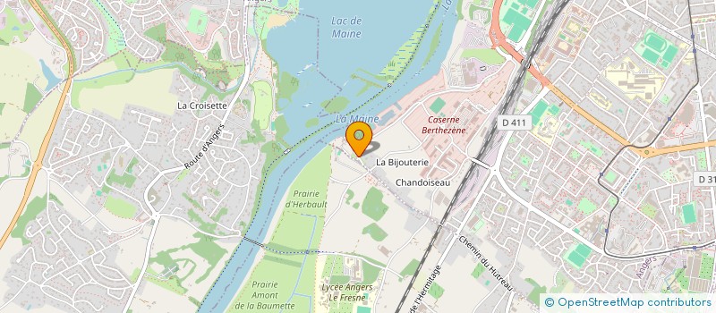 localisation de l'entreprise MADAME MARILYNE GUEDON  ANGERS