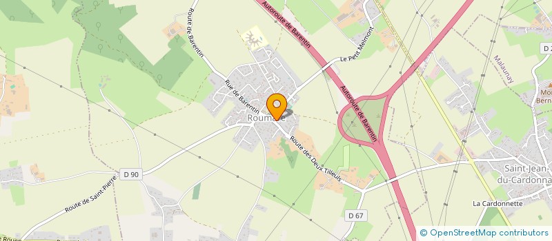 localisation de l'entreprise MADAME MARILYNE JONCKEERE  ROUMARE