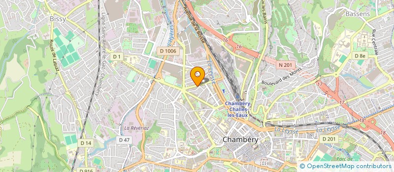 localisation de l'entreprise MADAME MARILYNE JOUTY à CHAMBERY