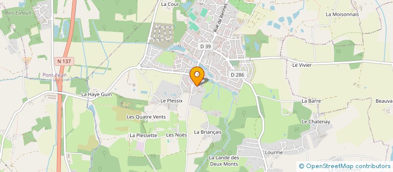 localisation de l'entreprise MADAME MARILYNE LAMBERT à ORGERES