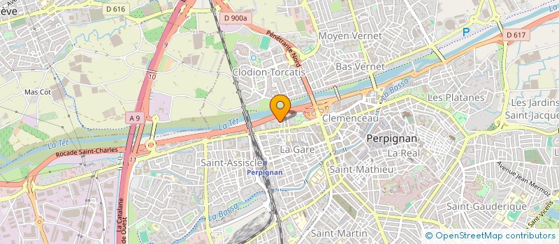 localisation de l'entreprise MADAME MARILYNE LE POTIER  PERPIGNAN