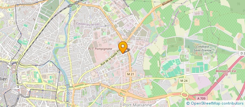 localisation de l'entreprise MADAME MARILYNE LE PROVOST à MONTPELLIER