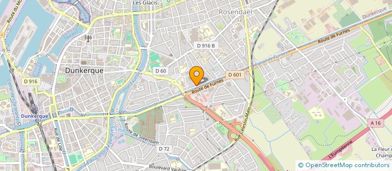 localisation de l'entreprise MADAME MARILYNE LEBAS  DUNKERQUE