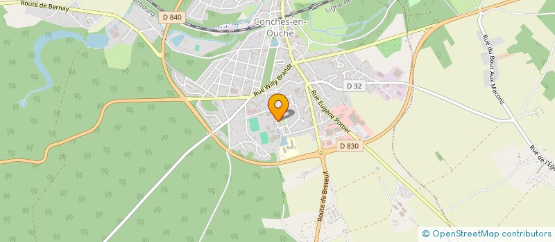 localisation de l'entreprise MADAME MARILYNE LEHOUX  CONCHES-EN-OUCHE