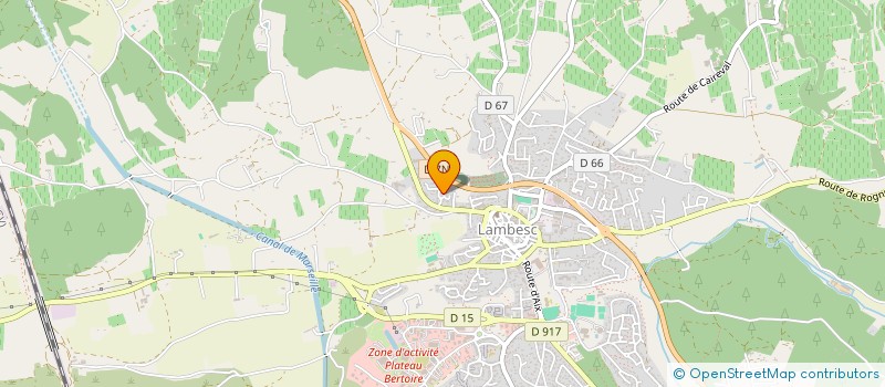 localisation de l'entreprise MADAME MARILYNE MARRONY  LAMBESC