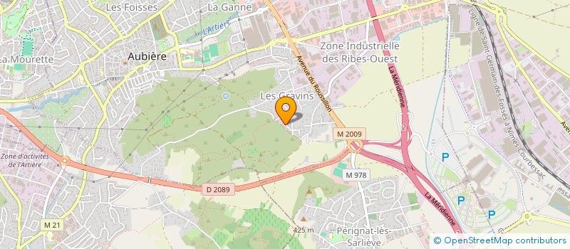 localisation de l'entreprise MADAME MARILYNE NOGUEIRA  AUBIERE