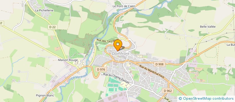 localisation de l'entreprise MADAME MARILYNE PICHARD à DOMFRONT-EN-POIRAIE