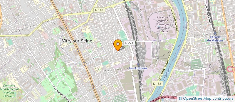 localisation de l'entreprise MADAME MARILYNE PILON à VITRY-SUR-SEINE