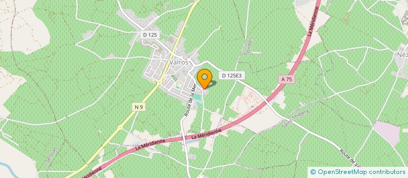 localisation de l'entreprise MADAME MARILYNE PRIVAT  VALROS