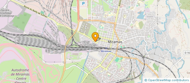 localisation de l'entreprise MADAME MARILYNE RAVOUX à MIRAMAS