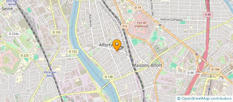 localisation de l'entreprise MADAME MARILYNE RAYMOND  ALFORTVILLE